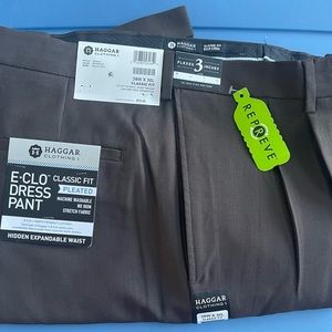 Haggar dress pants, brand new with tags on, brown.